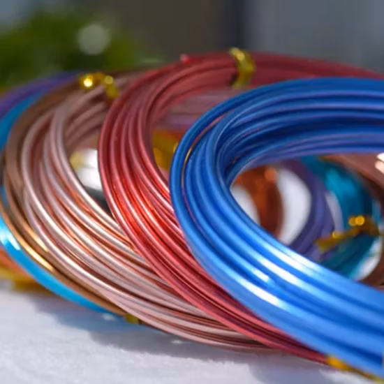 Рулон 0,16 мм 0,18 мм Прямоугольный плоский круглый конструкционный сплав Электрический алюминиевый кабель с медной оболочкой Алюминиевая стальная сварочная проволока с радиационным покрытием для мотор-генераторов